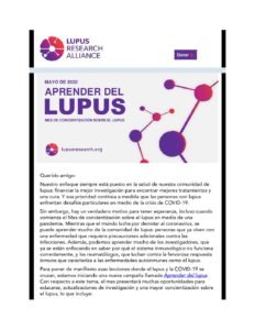 Spanish Lupus Update 5 1 2020 Lupus Research