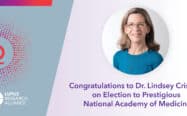 Congratulations to Dr. Lindsey Criswell on Election to Prestigious National Academy of Medicine